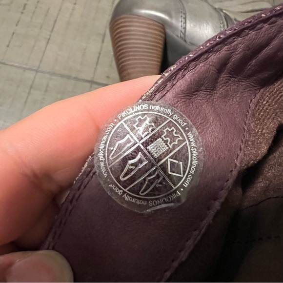 PIKOLINOS VERONA Grey ANKLE BOOT BOOTIES Sz EU 42 US 11-12 leather waterproof - Picture 12 of 15